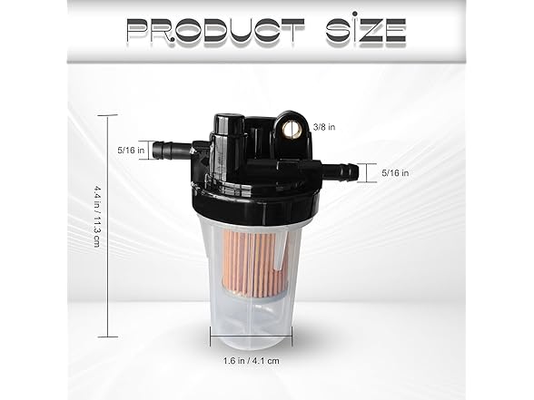 ZOKYUYS Fuel Filter Kubota 6A320