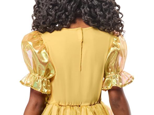 Rubies Gold Princess Costume Dress for Kids, XXSmall