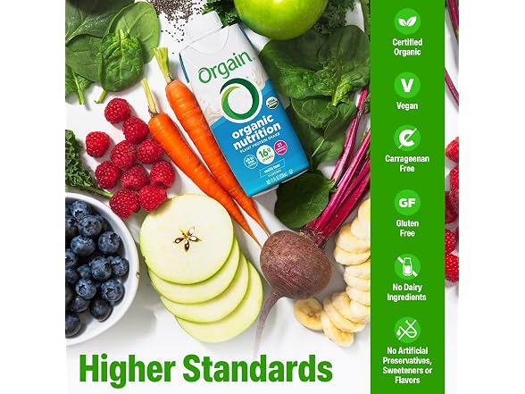 Orgain Organic Nutritional Vegan 16g Protein