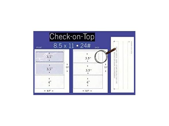 Compuchecks Check on Top Blank Check Pap