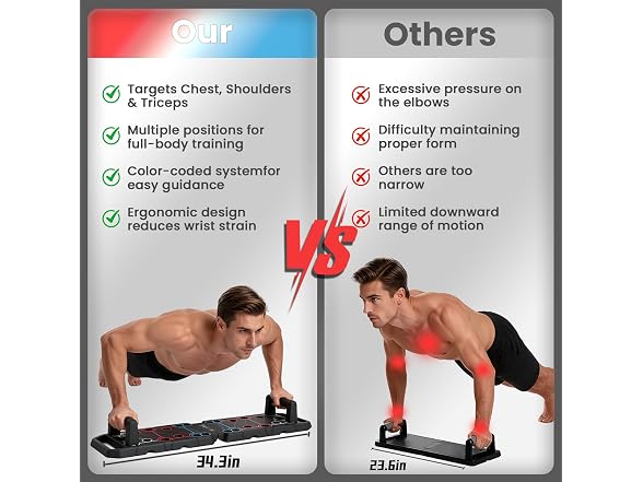 Tibnun 25-in-1 Foldable Push Up Board