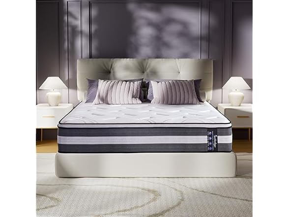 SURLUNKEYS 14 Inch Hybrid King Mattress