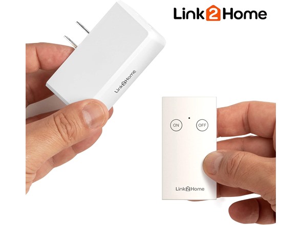 Link2Home Wireless Remote Control Outlet (2 Pack)