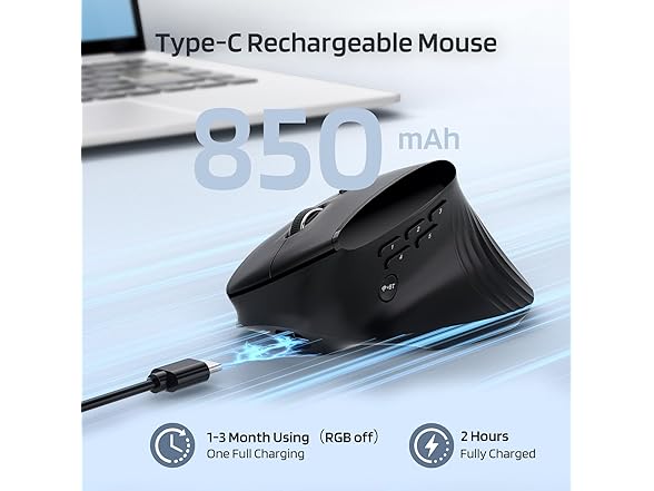 LTC GM051 Wireless Vertical Ergonomic Mouse