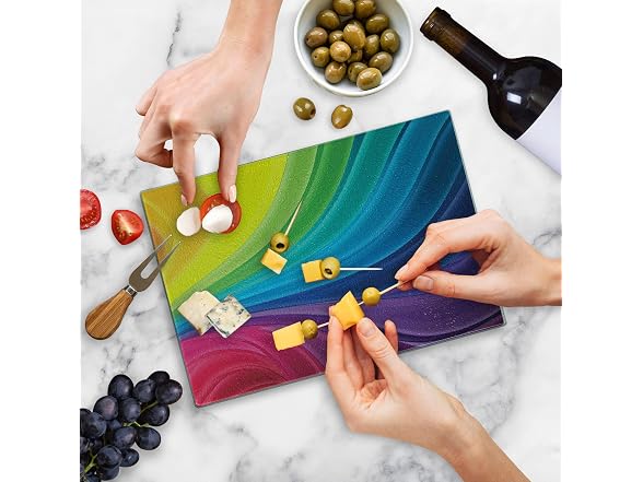 Ambesonne Abstract Cutting Board, Abstract Decor