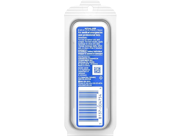 Band Aid Flexible Fabric Bandages 8 Count