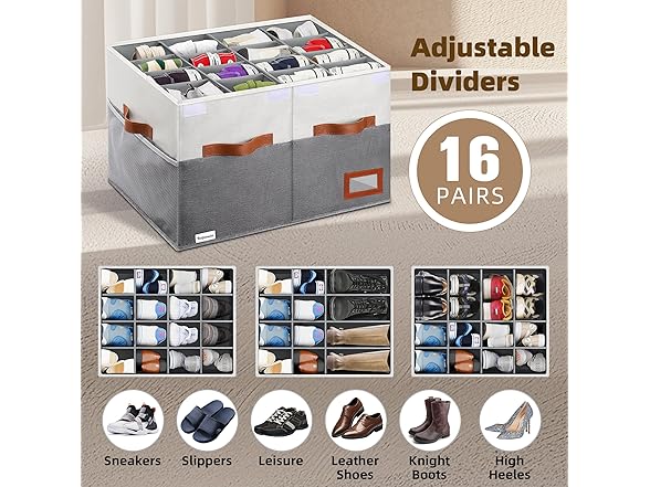 Supowin Shoe Organizer