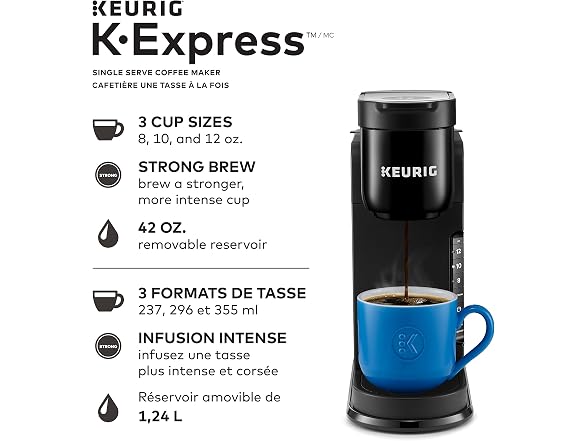 Keurig K-Express Single Serve K-Cup Pod Coffee Maker