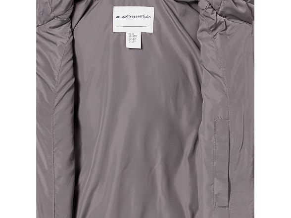 Amazon Essentials Unisex (XS) Long Quilted Jacket
