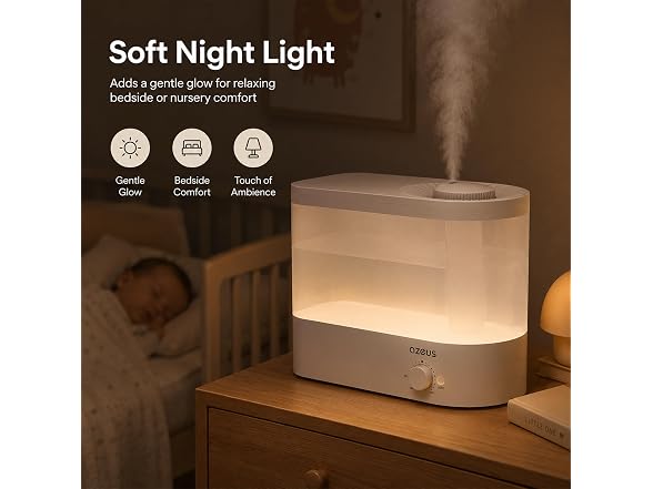 AZEUS 6L Top Fill Cool Mist Humidifier