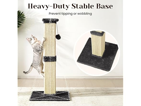 Fansafurn Tall Cat Scratching Post, 32''