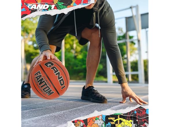 AND1 Fantom Rubber Basketball