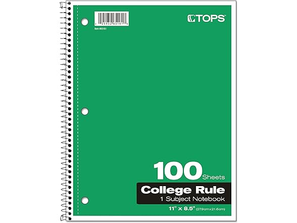 Oxford 1-Subject Notebooks