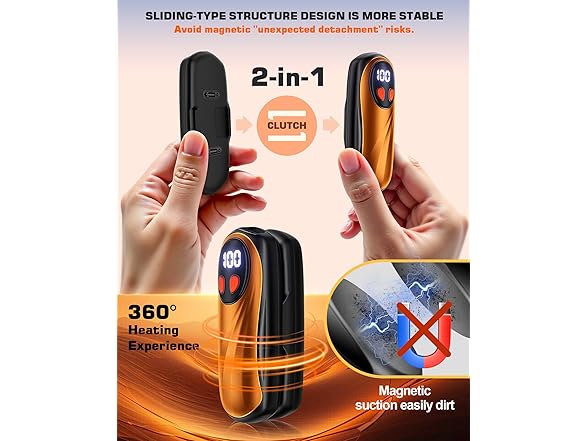 Hand Warmers Rechargeable 2PK