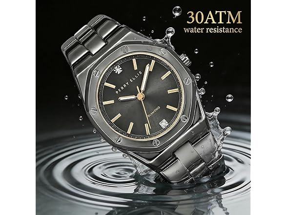 Perry Ellis Ultra Slim Watch Octagon Dial