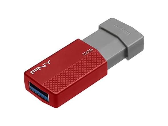 PNY USB 3.0 Flash Drive, 32GB, Assorted