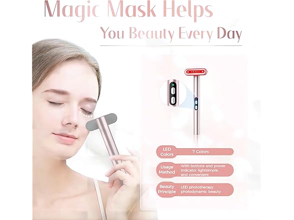 Fxtiaa Red Light Therapy Wand for Face