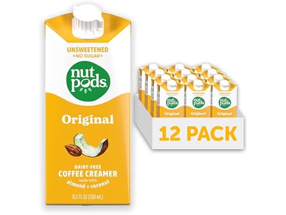 nutpods Dairy-Free Creamer Unsweetened, 11.2 oz.