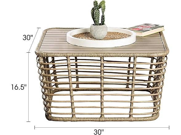 Parrot Uncle Large 3 Piece Patio Furniture Set