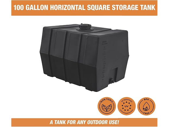 RomoTech 82123925 100 Gallon Water Tank