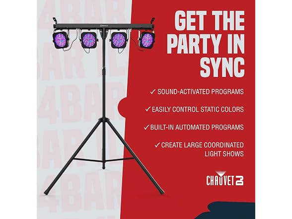 CHAUVET DJ 4 Bar LED Wash Light System