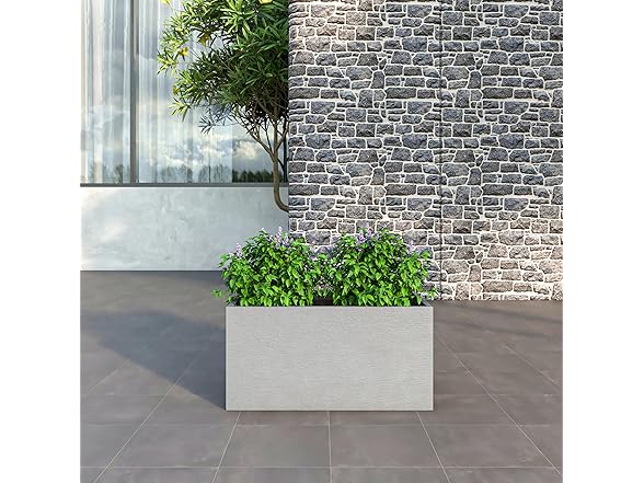 LeisureMod FP20GR Flora Planter Grey