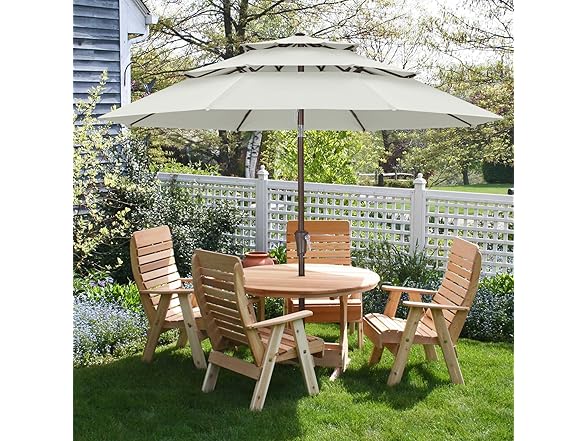 ABCCANOPY 11Ft 3 Tiers Market Umbrella