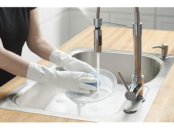 Mr. Clean Bliss Latex-Free Gloves Med White