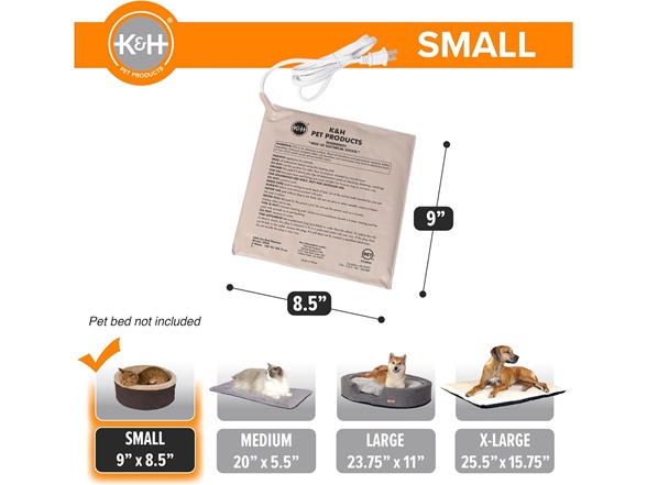 K&H Heated Waterproof Pet Bed Warmer