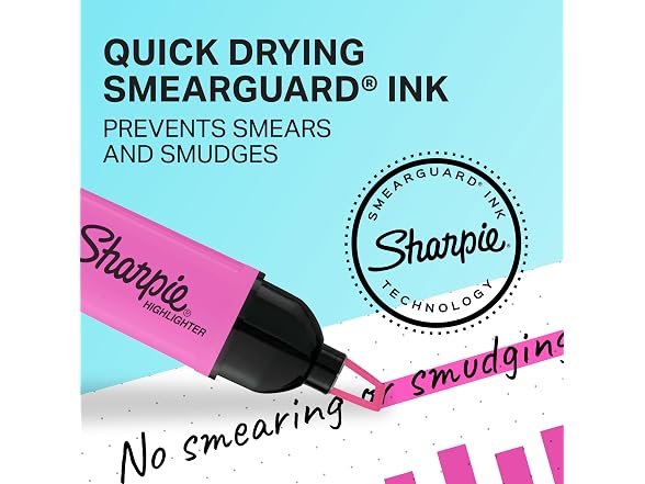 Sharpie Sharpie Clear View Highlighters, 4-Pack