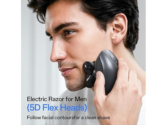 Gray Mens Rotary Shaver