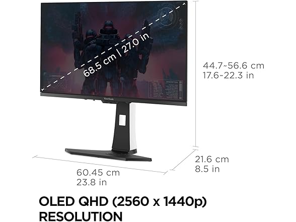 ViewSonic 27" QHD OLED Monitor | XG272-2K-OLED-S