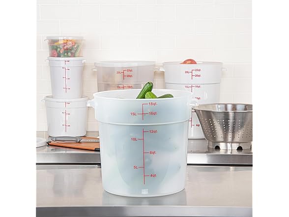 Restaurantware-Met Lux 18 Quart Food Storage Containers