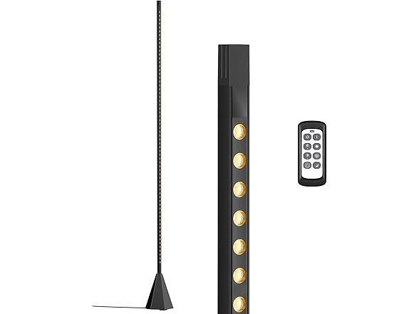 Black LED Floor Lamp