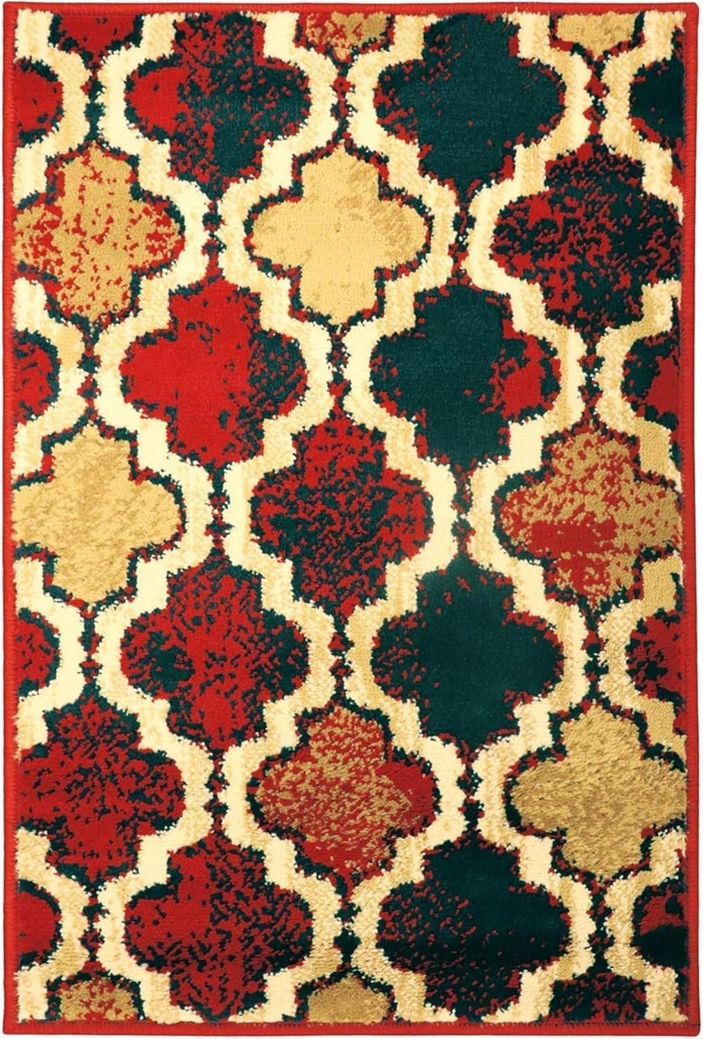 Superior Contemporary Trellis Geometric Indoor Rug (Your Choice) - Gallery 21