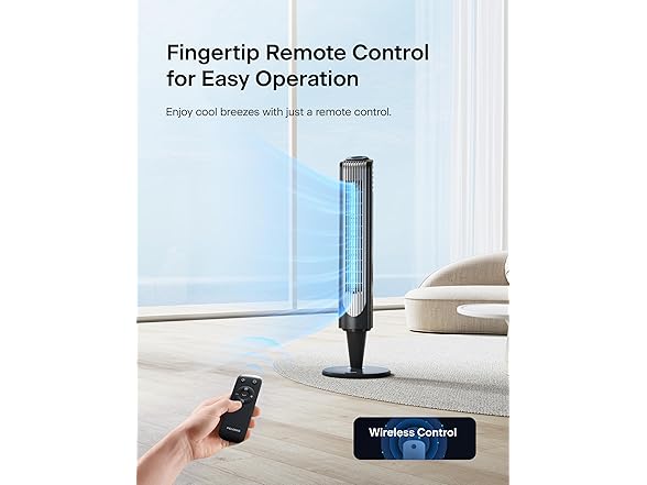 PELONIS 36-Inch Oscillating Tower Fan
