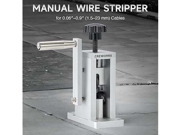 CREWORKS Manual Wire Stripper Machine