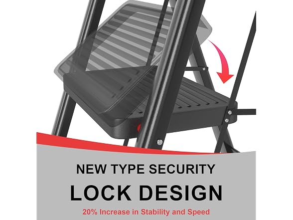 4 Step Ladder, DIAMONDFORGE Folding Step