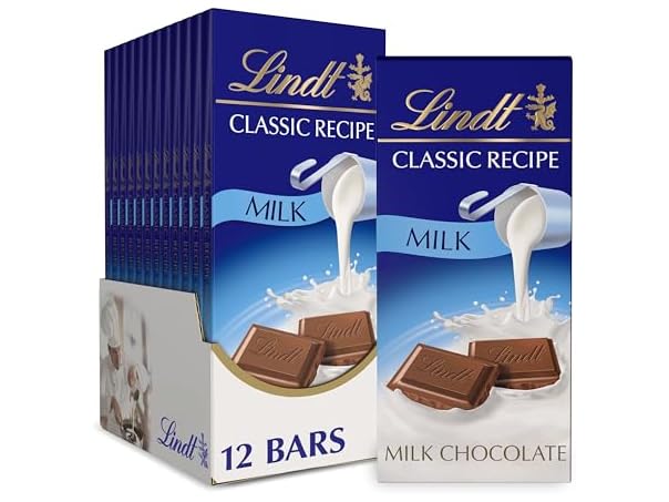 $30.99, Was $62.9372, 50% Off! Lindt Classic Recipe Milk Choc Bar 12pk dealfomo