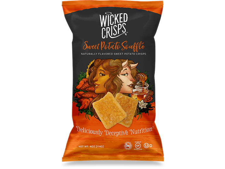 (6 Pack) Wicked Crisps: Sweet Potato Soufflé