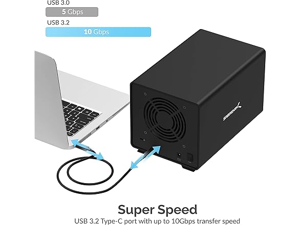 4-Bay USB 3.2 Gen 2 SATA Docking Station