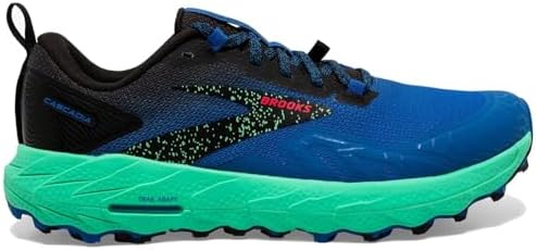 Brooks Cascadia 17 Men's Shoes Victoria Blue/Black/Spring Bud Size 11.5