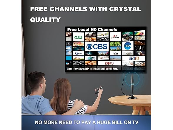 Lyrwihn Indoor TV Antenna