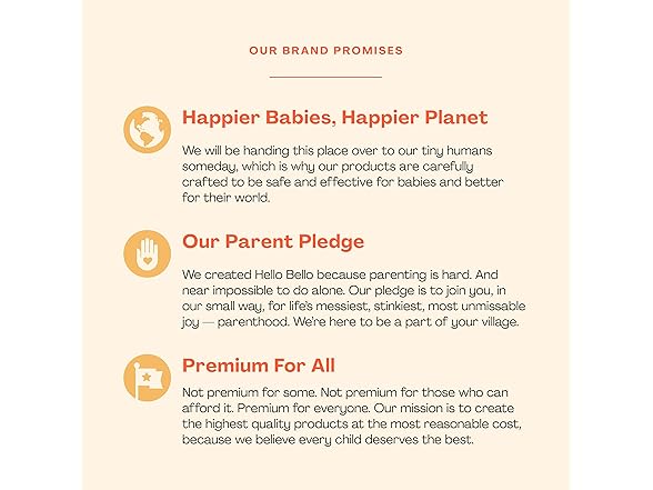 Hello Bello Premium Baby Diapers Size 1, 32ct