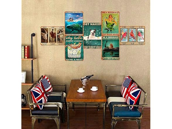 nan Vintage Metal Tin Sign