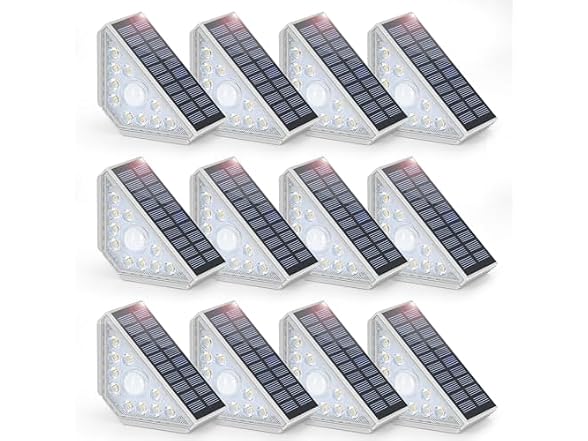 Kondras Solar Step Lights 16-Pack