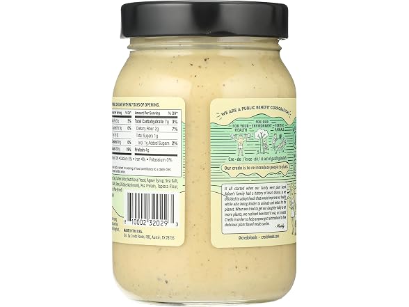 Credo Foods Roasted Garlic Alfredo Sauce 15oz