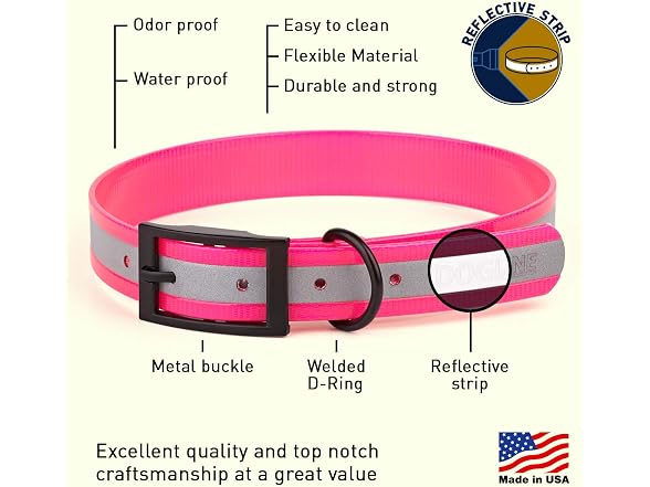 Dogline Biothane Translucent Reflective  Wat