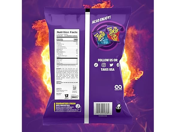Takis Fuego 17 oz Fiesta Size Hot Chili Pepper