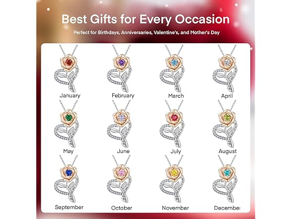 LAVALE Forever Heart Necklaces Women July
